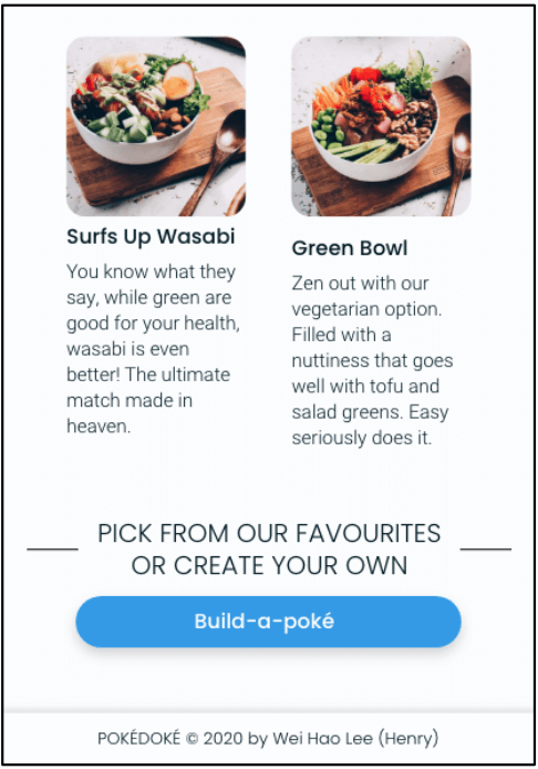 High Fidelity Mobile Main Page (Part 2) Image