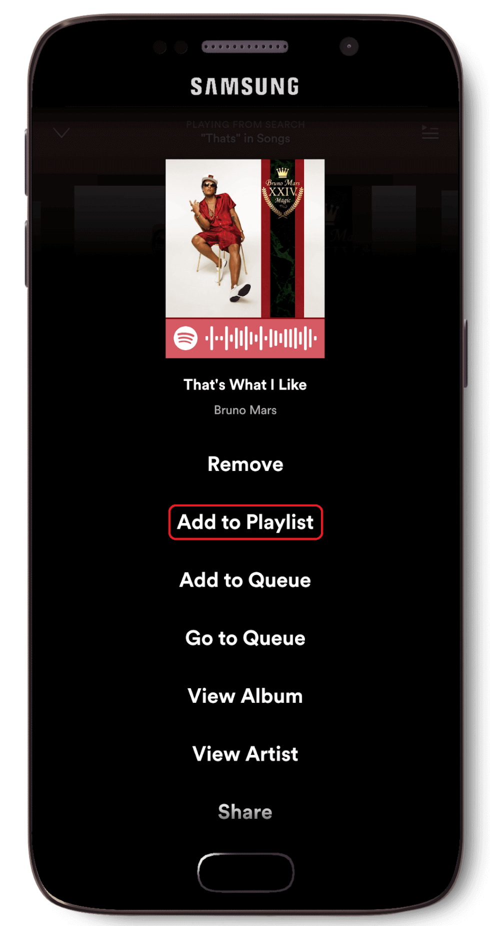 Create a new playlist - Step 2