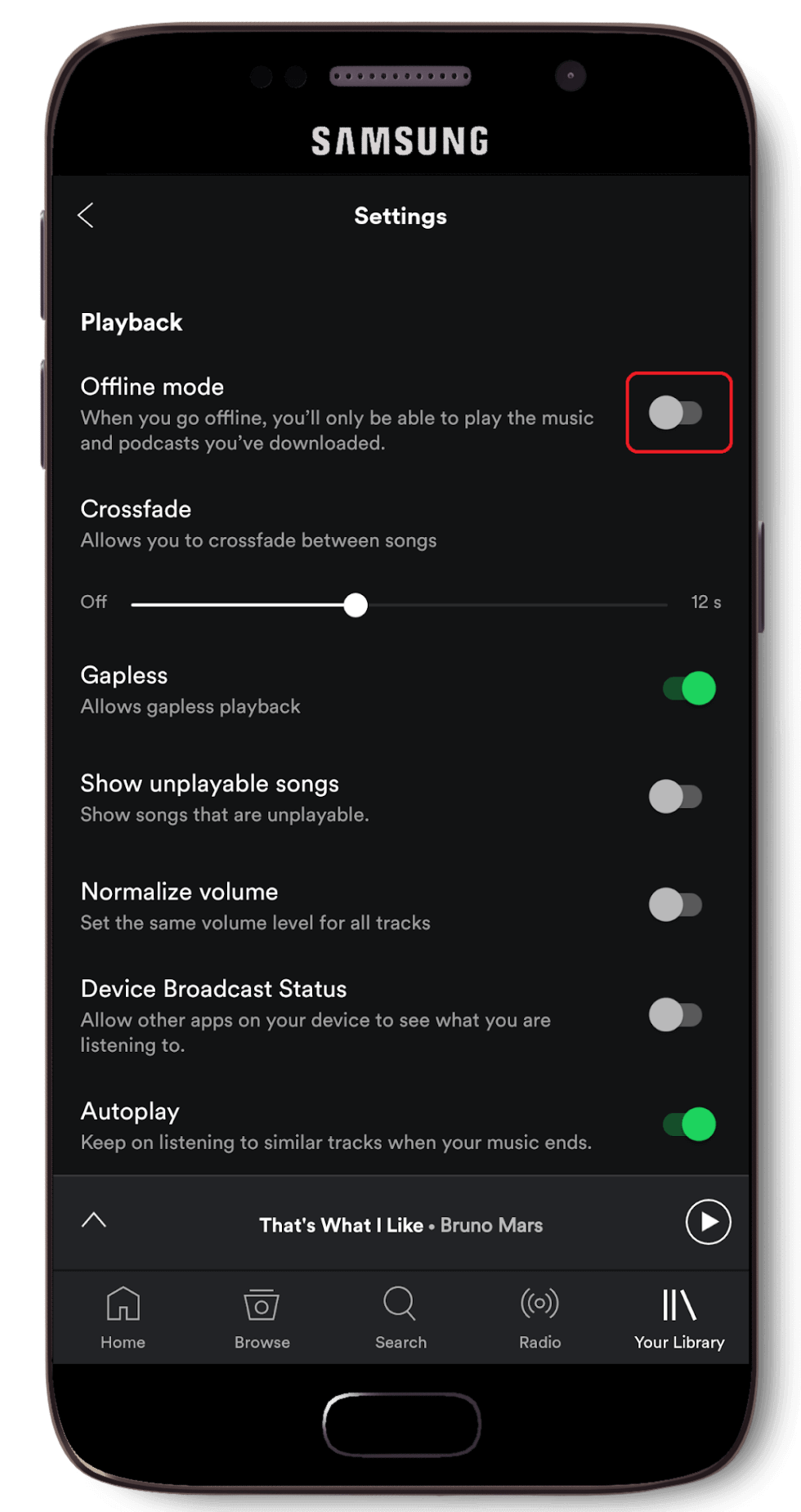 Offline mode - Step 3